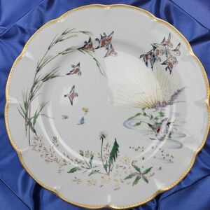 Vintage Haviland Limoges Printemps Plate 1st Ed Théâtre des Saisons 10" w/ Box
